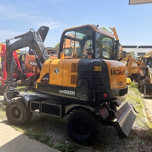 Mini excavadora usada Original de 6 toneladas Hyundai HX60pro Cralwer Digger con bajas horas de trabajo Hx60 Hx60g Hx60pro en stock - Product Image 3