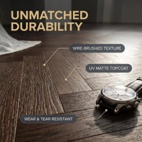 Piso de Madera de Roble Ruso Estilo Nogal Negro Chocolate Oscuro, Parqué en Espiga de 14 mm