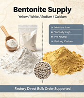 Poudre de bentonite de sodium naturelle à haute expansion pour litière pour chat et applications dans la boue de forage