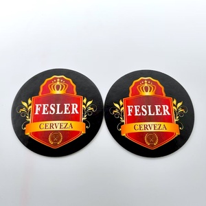 Wholesale Hot Sale Quality Assurance <strong>Personalised</strong> Eco-Friendly Disposable Paper <strong>Beer</strong> <strong>Mats</strong> Drink Coasters Home Bar Table Cup 90mm - Product Image 4