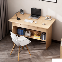 Bureau d'ordinateur simple pour la maison avec tiroir verrouillable pour l'étude et l'écriture des étudiants, idéal pour la chambre à coucher