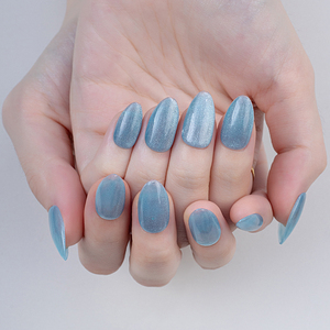 <span class=keywords><strong>Faux</strong></span> <span class=keywords><strong>ongles</strong></span> multicolores en forme d'œil de chat, amande, faits à la main, 10 pièces, de haute qualité, réutilisables, avec de la colle, vente en gros - Product Image 4