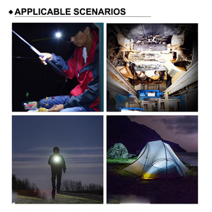 Đèn pin móc khóa bỏ túi Đèn LED đôi hạt + COB Mini EDC Cảnh báo cắm trại Đèn flash khẩn cấp Đèn pin khẩn cấp - Product Image 6