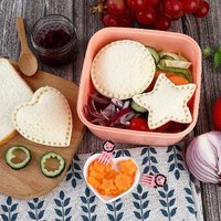 Roestvrijstalen 21 Stuks Set Cartoon Sandwich Snijders Mal Groente Fruit Snijder Koekjesvorm