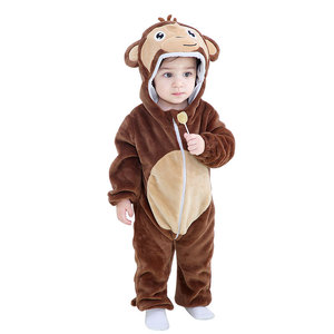 Precio de fábrica bebé invierno mono de manga larga bebé <span class=keywords><strong>cremallera</strong></span> Pijamas bebé Animal mameluco para recién nacido - Product Image 6