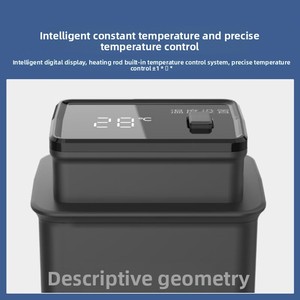 แท่งทำความร้อนสำหรับ<span class=keywords><strong>ตู้</strong></span><span class=keywords><strong>ปลา</strong></span>อัจฉริยะ ควบคุมอุณหภูมิคงที่ ดีไซน์เรขาคณิต เครื่องทำความร้อนของแท้ - Product Image 3