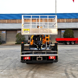 Camión con Plataforma Elevadora Telescópica JAC 4x2 con Volante a la Izquierda, Capacidad de Carga de 200 kg, Plataforma de Canasta para Trabajos Aéreos - Product Image 2