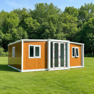 Maison conteneur de luxe extensible sur mesure de 20 et 40 pieds, maison préfabriquée en acier portable, villa, hôtel, bureau avec 2 et 3 chambres - Product Image 1