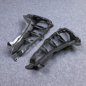 Convient pour Suzuki GSX1300R <span class=keywords><strong>Hayabusa</strong></span>, ensemble complet d'accessoires de moto en fibre de <span class=keywords><strong>carbone</strong></span> modifiés, panneau latéral noir, déflecteur de vent - Product Image 3