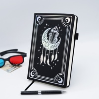 Couverture laser argentée personnalisée A5 carnets de notes lignés avec impression personnalisée pour l'école
