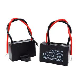 ตัวเก็บประจุเริ่มต้น CBB61 1.2/1.5/1.8/2/2 2/2.5/3/4/5UF450V - Product Image 1