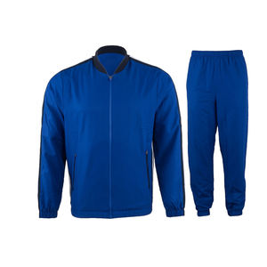 Ensemble de vêtements de sport confortables et résistants à la transpiration pour hommes, survêtement de jogging 2 pièces, veste chaude à fermeture éclair, solide pour les loisirs de fitness - Product Image 5