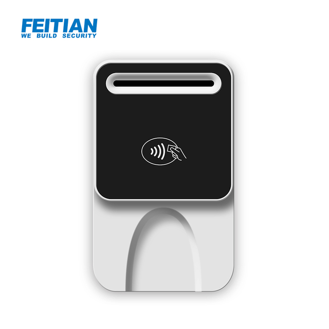 Feitian Dual Interface Smart Card Reader R502-C57 NFC Felica 13.56MHz Frequency ISO 14443 Protocol USB 2.0 CCID Multi-OS Support