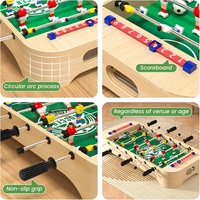 Tables de football de table en gros OEM, mini baby-foot en bois, jeu interactif de bureau pour fêtes