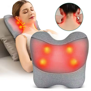 <strong>2026</strong> <strong>New</strong> 3D Shiatsu Neck <strong>Massager</strong> Pillow Heat Electric Deep Kneading <strong>Shoulder</strong> Massage Cushion Infrared Physiotherapy Timing - Product Image 3