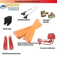 Rail conducteur unipolaire en I KEDO DKD-103-45-225A 220-660V, piste de chariot sans soudure pour gerbeur, entrepôt intelligent