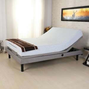 การออกแบบใหม่หรูหราแยกกษัตริย์ไฟฟ้าโลหะปรับกลไกเตียงสามารถที่มีที่นอน - Product Image 4