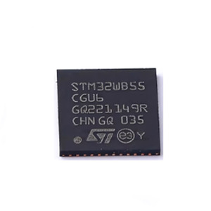 บรรจุภัณฑ์เดิมใหม่เอี่ยม STM32WB55CGU6 UFQFPN-48 ARM Cortex M0+ ARM Cortex M4 ชิปไร้สายแบบดูอัลคอร์ MCU - Product Image 1