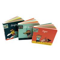 Livre pour enfants en carton imprimé écologique de haute qualité papier d'art A4 imprimé offset littérature pour enfants à la demande personnalisable