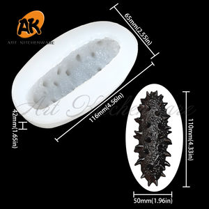 Ak Zee Komkommer 3d Siliconen Mal Voor Moleculaire Keuken Cake Decoreren Benodigdheden Ijs Chocolade Kaars Fondant Banketvorm - Product Image 4