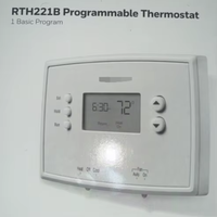 Thermostat programmable OEM/ODM adapté pour la maison RTH221B Blanc 1 programme de base Installation facile