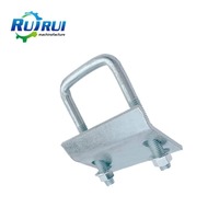 Support antichoc en U en bronze couleur naturelle, moderne et simple, pour fixation de poutre en I, sans perçage, non CNC, Hebei