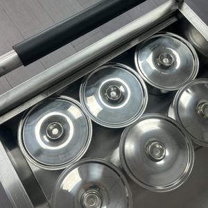 รถเข็นเครื่องปรุงอาหารสแตนเลสสำหรับร้านอาหารหรืองานแต่งงาน - Product Image 3