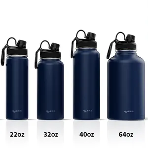 32oz 64 Oz Vacuum Flask Sports Water Stainless Steel Large Water Bottle Insulated Canteen Water Bottle