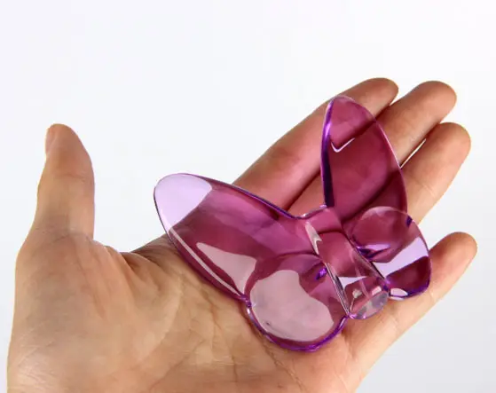 Artesanía de mariposa de cristal para regalo de boda, nuevo diseño