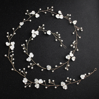 Accessoires de cheveux de mariage Bijoux de cheveux de fleur Coiffe de mariée Coiffe Cheveux Vigne Bandeau de mariée