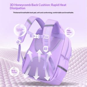 Mochila Escolar para Niñas de Primaria con Diseño de Dibujos Animados, Ultraligera, de Gran Capacidad, que Protege la Columna Vertebral, Modelo 2025 - Product Image 4