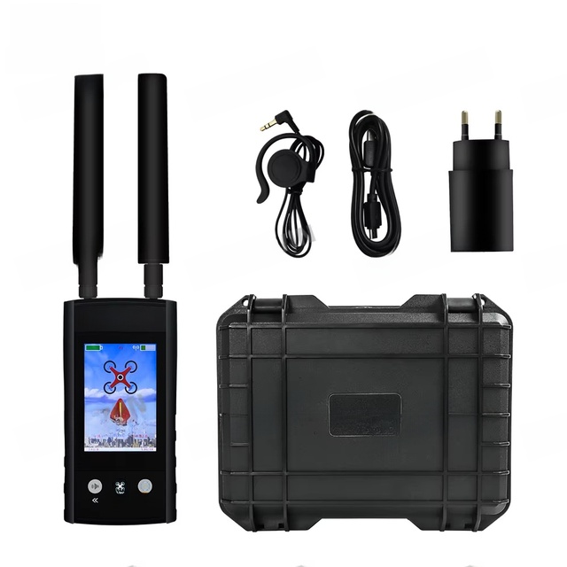 Hot Sale BLOCKWAVE Portable Handheld Drone Detector Wireless up to 1km UAV Frequency Detection 3000mAh for Drone Defense System