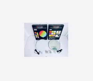 Luz de Relleno LED para Fotografía de <span class=keywords><strong>Estudio</strong></span> GS-33 GS-330, Panel Redondo RGB de <span class=keywords><strong>13</strong></span> Pulgadas para Transmisiones en Vivo - Product Image 1
