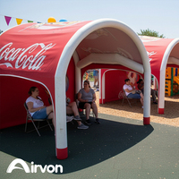 Tente gonflable d'événement Airvon résistante aux intempéries en PVC de qualité supérieure avec personnalisation de la marque