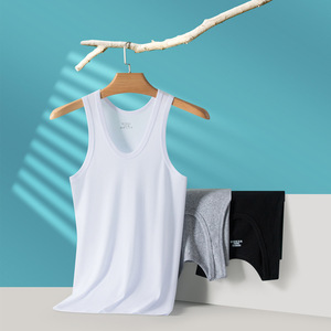 Gilet da <span class=keywords><strong>uomo</strong></span> canottiera canottiera 100% <span class=keywords><strong>cotone</strong></span> snellente gilet sportivo Fitness compressione gilet estivo intimo <span class=keywords><strong>uomo</strong></span> canotta - Product Image 3