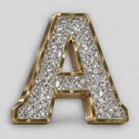 Enseigne LED, lettres lumineuses LED en forme de diamant, logo de marque personnalisé, enseigne d'entreprise, affichage électronique extérieur, enseigne de magasin éclairée en métal