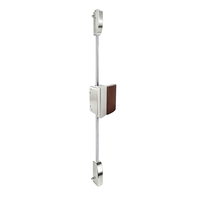 Nouvelle conception de barre anti-panique verticale à poussoir, barre anti-panique d'urgence pour porte de sortie incendie, serrure de barre anti-panique pour porte à double battant