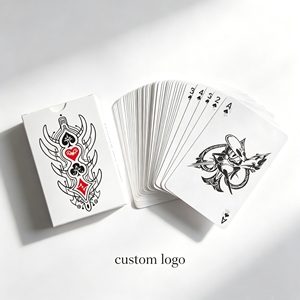 Cartes à jouer de luxe en gros, grises, gaufrées, avec finition mate personnalisée – Cartes à jouer sur mesure - Product Image 5