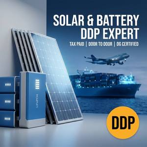 Transitaire DDP pour l'expédition de batteries à énergie nouvelle, de systèmes de stockage d'énergie et de panneaux solaires de Chine vers l'Europe, le Royaume-Uni et le Moyen-Orient – <span class=keywords><strong>Transport</strong></span> multi-modal - Product Image 1