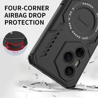 Vente en gros d'étuis de charge sans fil magnétiques antichoc de luxe pour Honor 200 Lite 400 Pro X6C X7C X8C X60 Pro