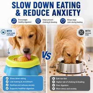 2026 Comedero Lento Lick Bowl de Silicona para Perros, Cuenco Duradero para Lamer, Juguete para Lamer para Comida Húmeda y Seca - Product Image 3