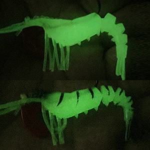 Appât souple <span class=keywords><strong>pour</strong></span> crevettes TGD, nouveau, avec tête plombée et <span class=keywords><strong>hameçon</strong></span>, 9 cm/13 g, appâts <span class=keywords><strong>pour</strong></span> crevettes multi-articulés, appâts <span class=keywords><strong>pour</strong></span> crevettes souples - Product Image 4