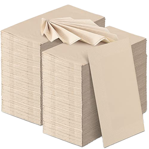 Umweltfreundliche Bambus-Papierservietten 2-lagig 8-fach Gefaltet Einweg-Tischservietten OEM Private Label Großhandel Hersteller - Product Image 1