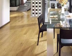 Hiện đại 189mm rộng ván 1-Dải sồi vô hình sơn mài 3-ply Thiết kế sàn gỗ với thiết kế chải - Product Image 4