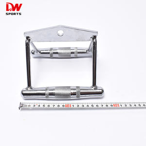 स्टील व्यायाम पैर प्रतिरोध बैंड मशीन एक्सेसरीज के लिए पल्लडाउन बार केबल संलग्नक को संभालता है - Product Image 5