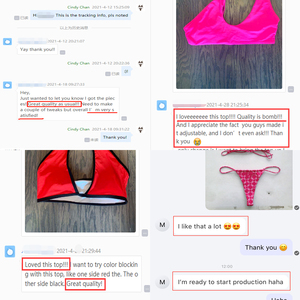 Guangzhou Manufacturer OEM Customize Low MOQ Sexy Woman Swimsuit Triangle Style Girls <strong>String</strong> <strong>Bikini</strong> <strong>Set</strong> - Product Image 6