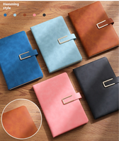 Promotion en gros : Carnet de notes A5 personnalisé en cuir PU thermocollé, couverture rigide, de haute qualité, pour bureau et affaires, idéal comme cadeau.