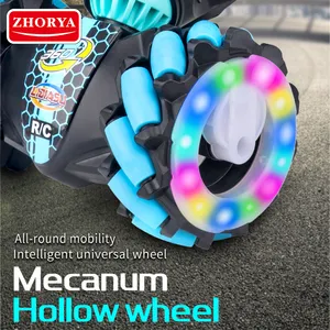 Zhorya electric cool light 360 degrees rc stunt car hand gesture Sensing remote control car toy