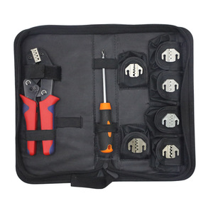 Kit d'outils de sertissage pour bornes Dupont <span class=keywords><strong>JST</strong></span> MOLEX, pinces à bec long en acier, embouts pré-isolés en plastique moulé, pour applications solaires, coaxiales, métriques, OEM - Product Image 1