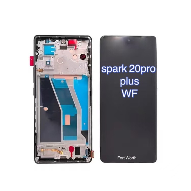 Fort Worth Spark20Pro PLUS Framed AM OLED Screen Assembly KJ7 Original Internal External Integrated Display 18-Month Warranty